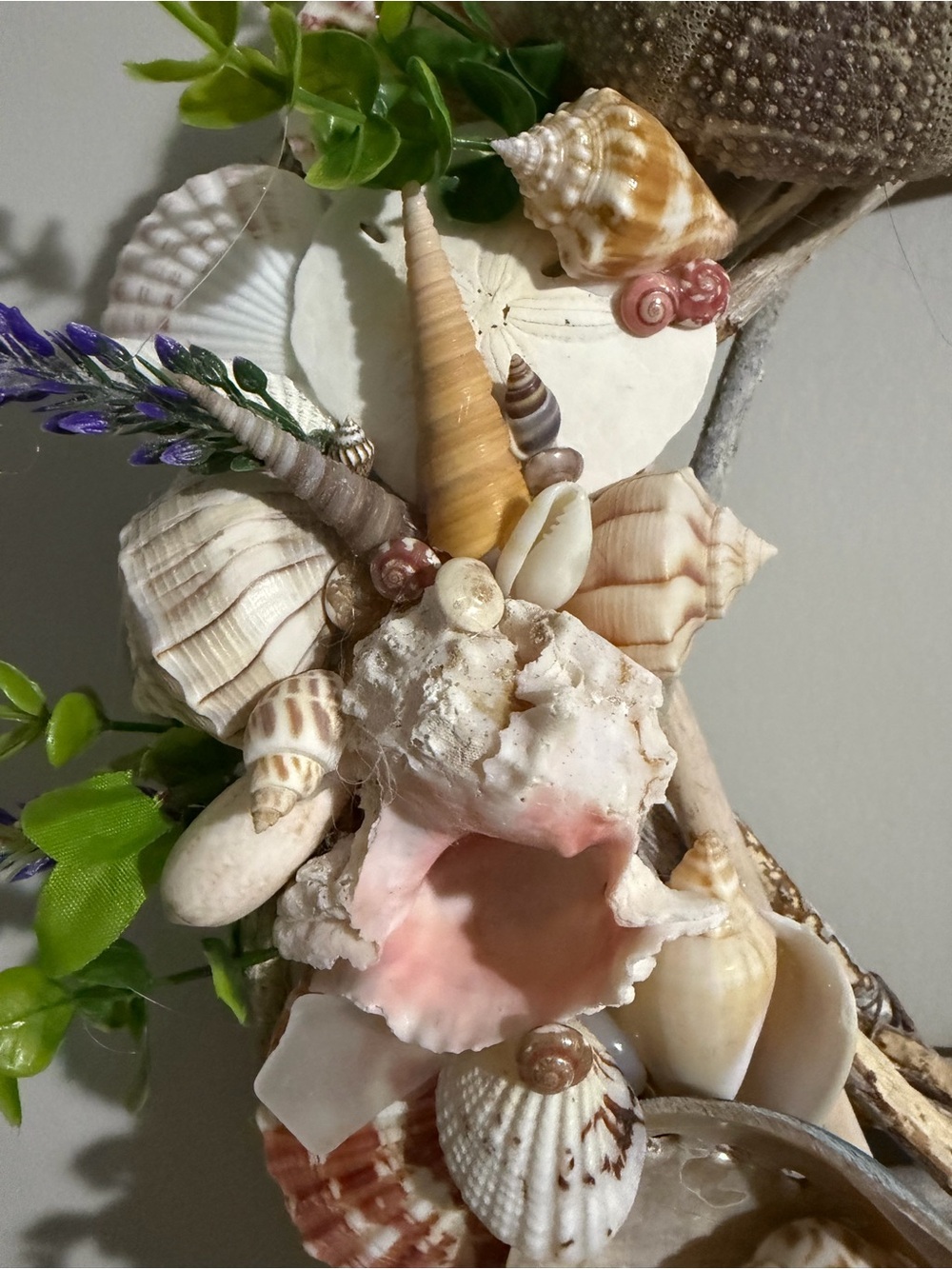SeaShell Wreath | Coastal Decor | Beach Cottage | Handcrafted - Picture 7 of 15